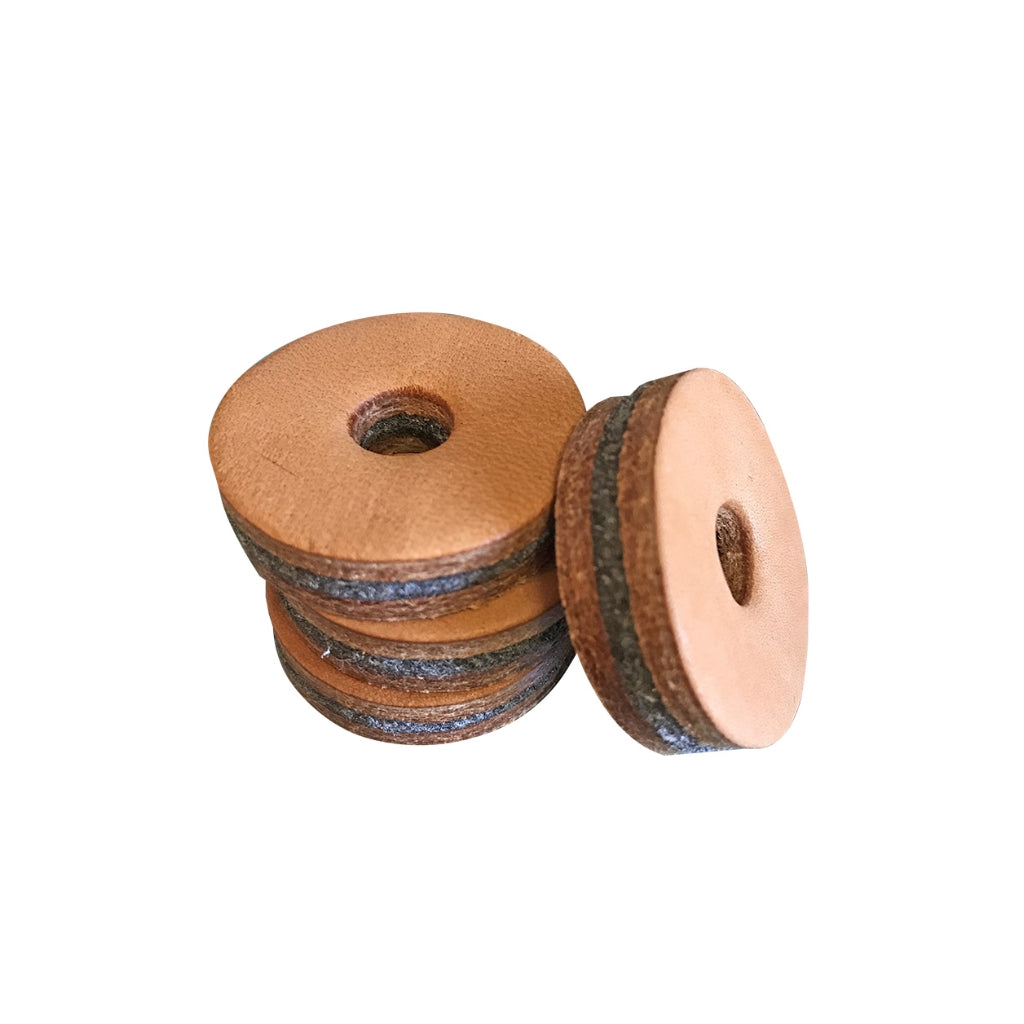 Tackle - Leather Cymbal Washers - PK4
