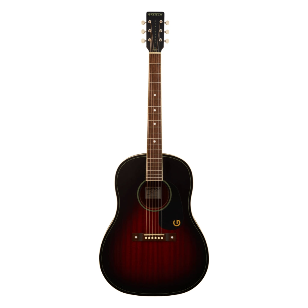 Gretsch - Jim Dandy Dreadnought Acoustic Guitar - Deep Cherry Burst, Walnut Fingerboard