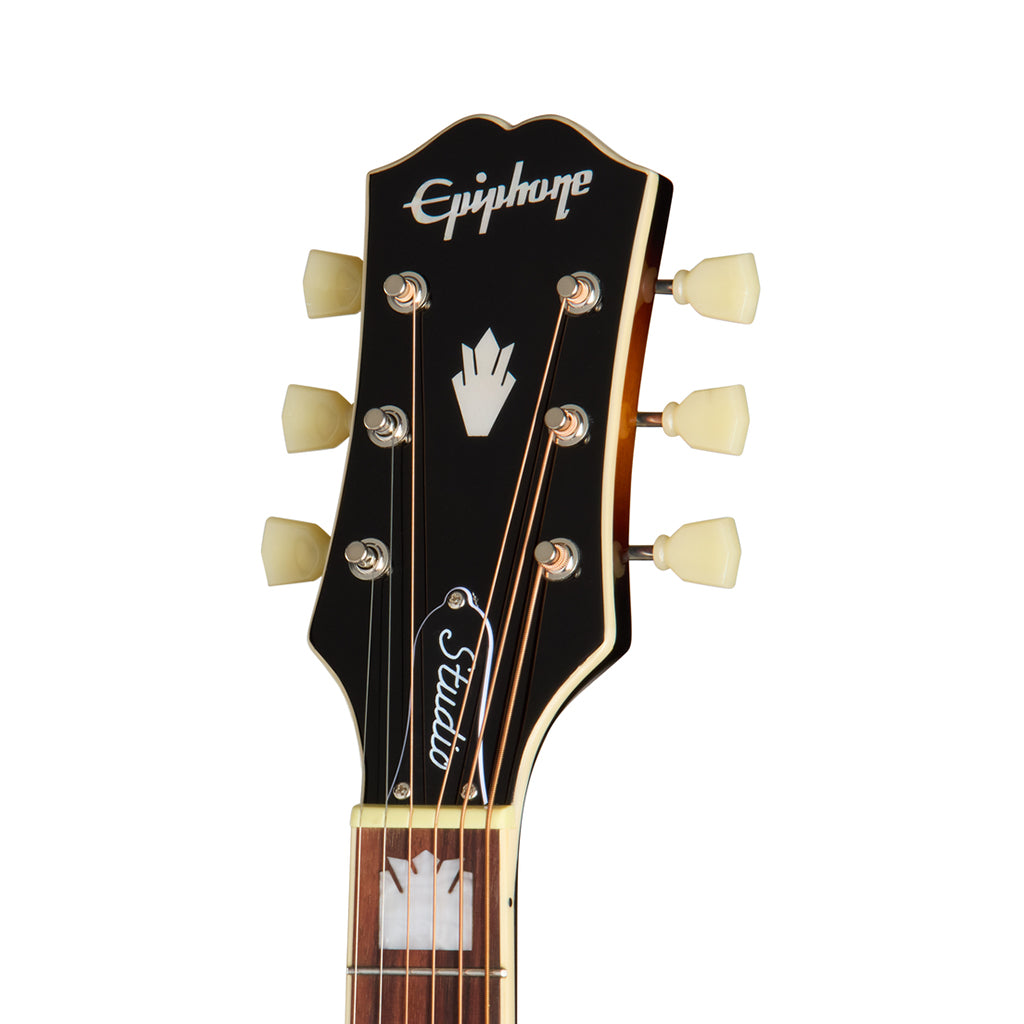 Epiphone J200 Studio EC Left Handed - Vintage Sunburst