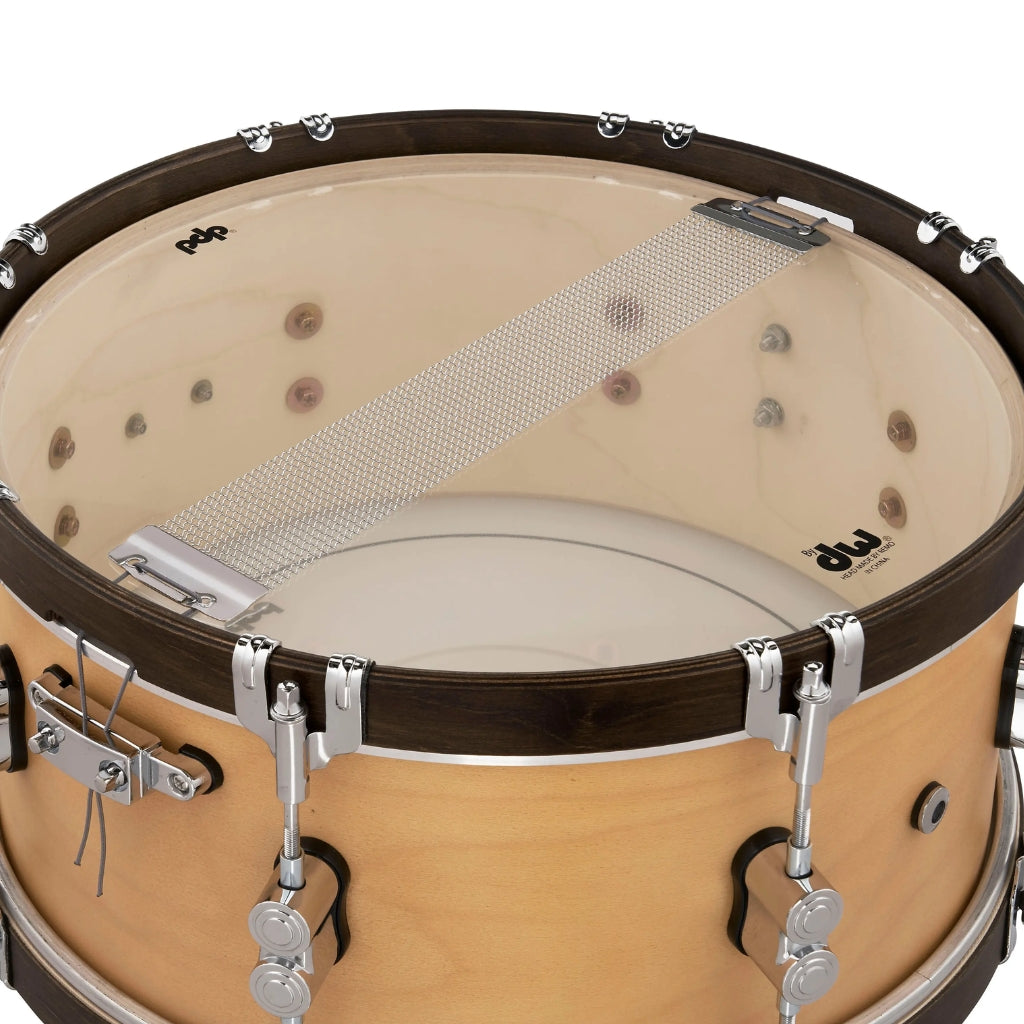 PDP - Concept Maple Classic Snare Drum - 6.5 x 14-inch - Walnut with Natural Hoops