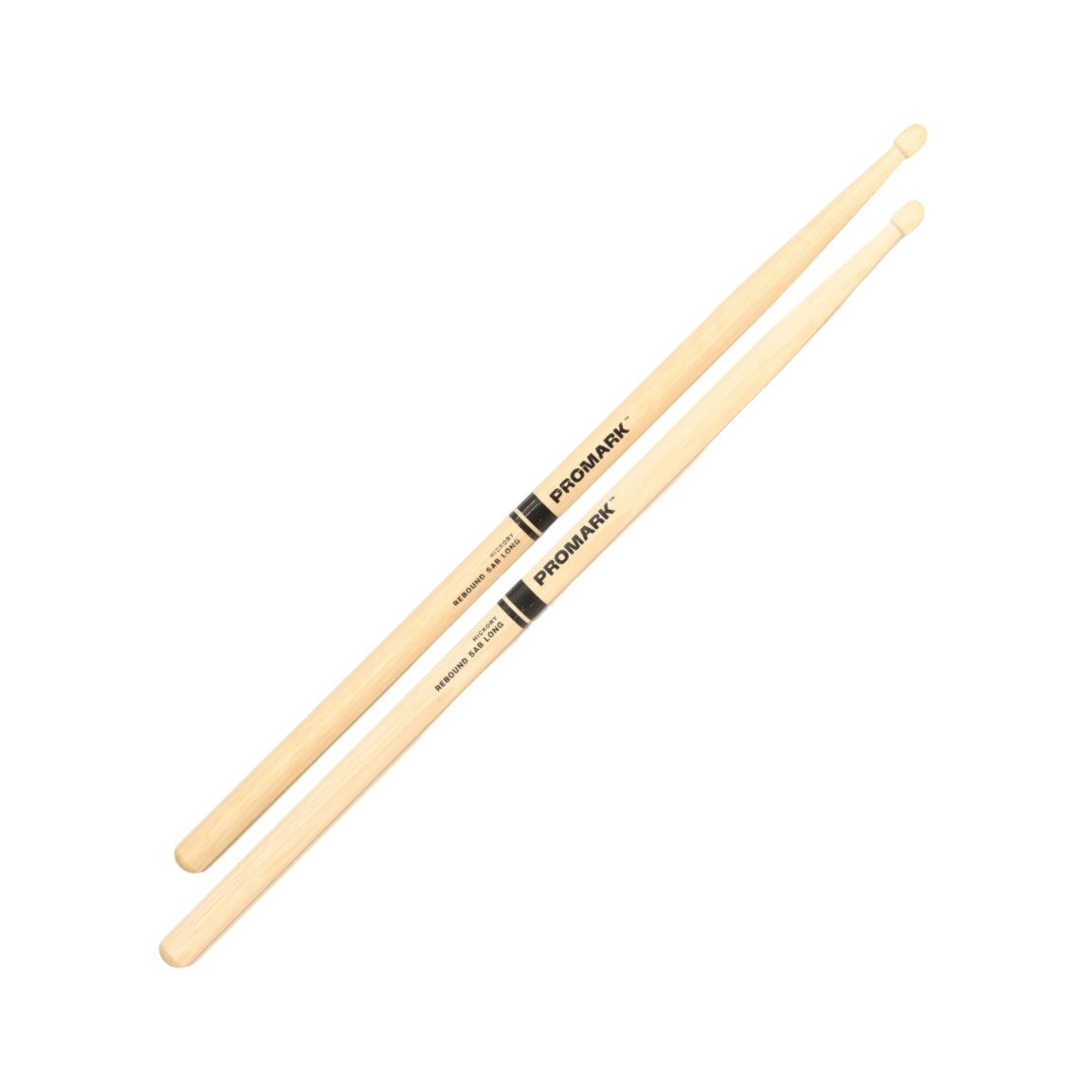 Promark Rebound Drumsticks - Raw Hickory, 5AB Long