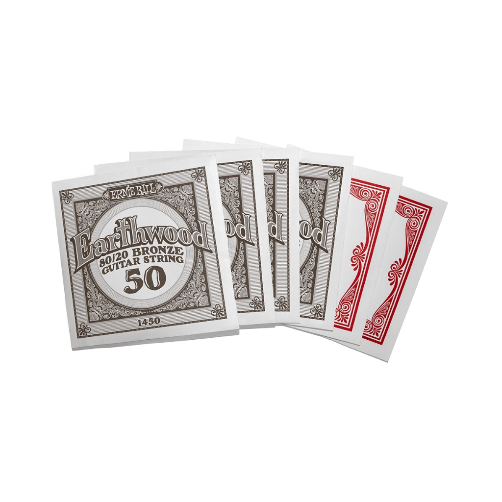 Ernie Ball Earthwood Extra Light 8020 Bronze 10-50 Acoustic Guitar Strings - 3 Pack