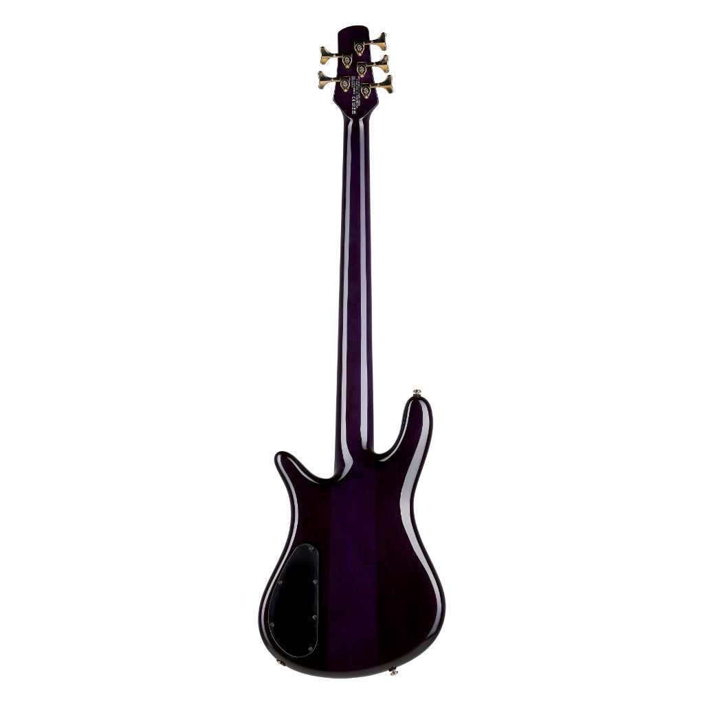 Spector - Icon NS-5 Neck Through Electric Bass Guitar - Purple Cherry