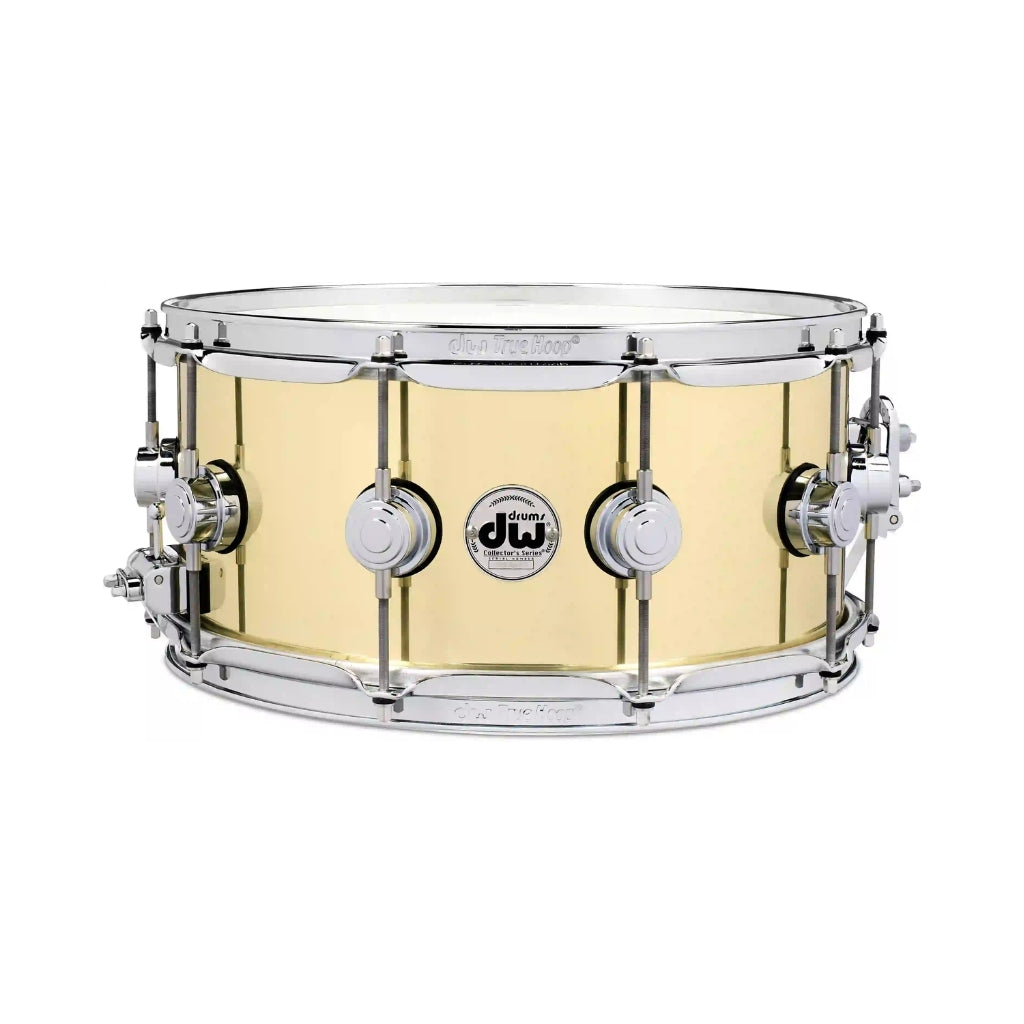 DW - Collector's Series Brass Snare Drum - 6.5 inches x 14 inches, Polished