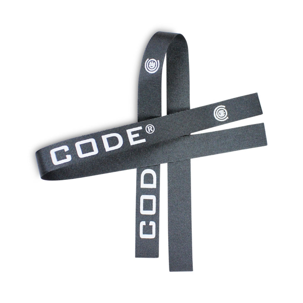 Code - Woven Snare Straps - Black, 2 Pairs