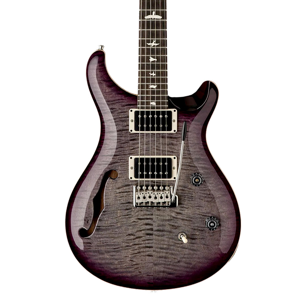 PRS CE24 Semi Hollow Faded Grey Purple Burst