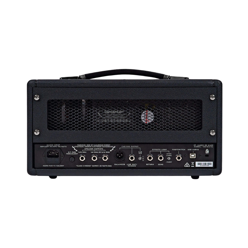 Blackstar St. James 50 6L6H Lightweight 50-Watt Head - Black