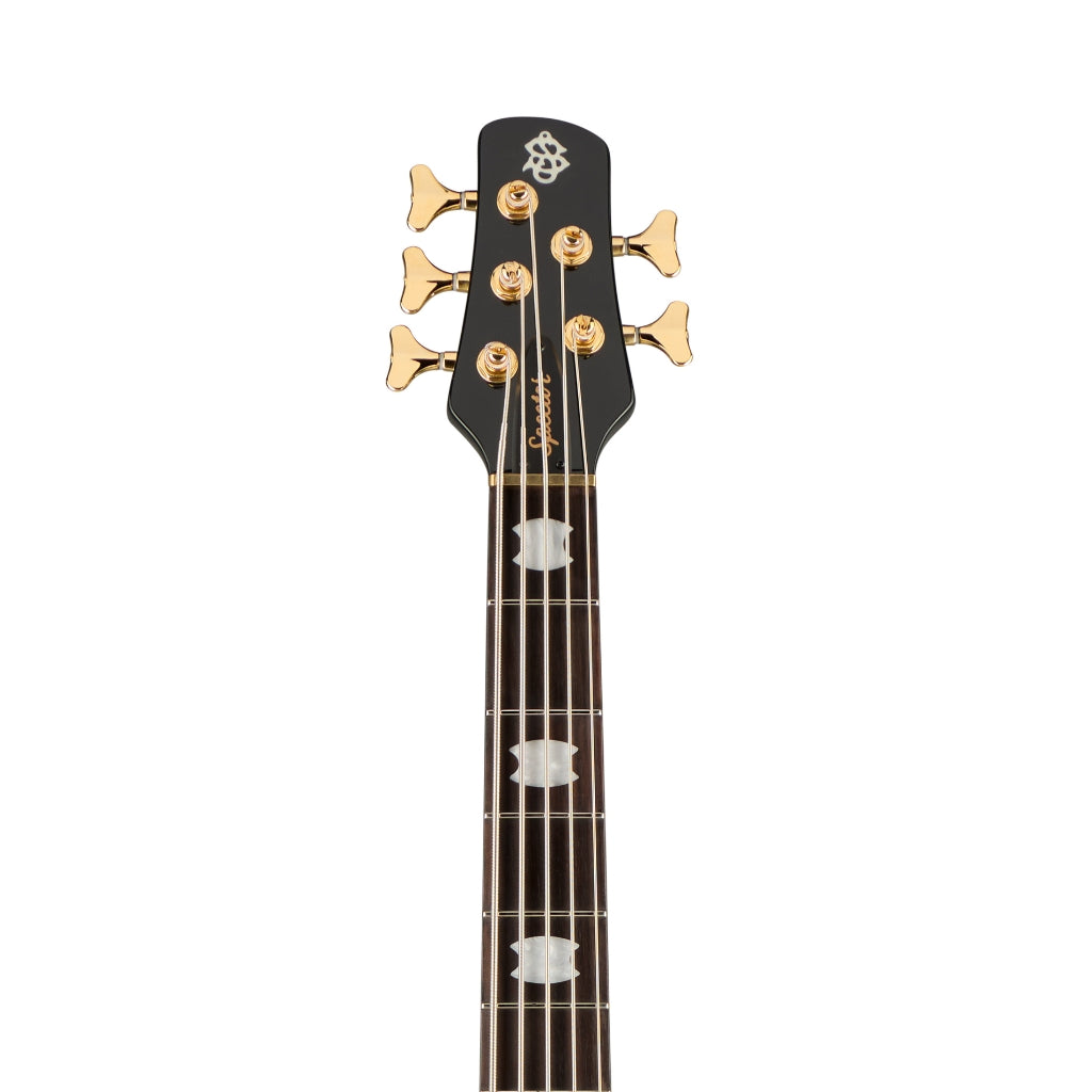 Spector - Icon NS-5 Neck Through Electric Bass Guitar - Black Stain