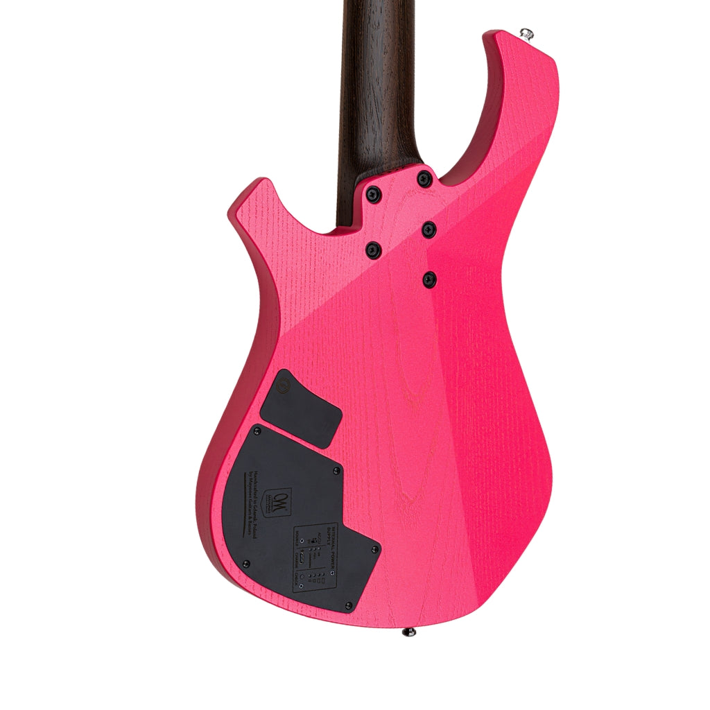Mayones Ori Enji 5 Bass Guitar - Monolith Hot Pink