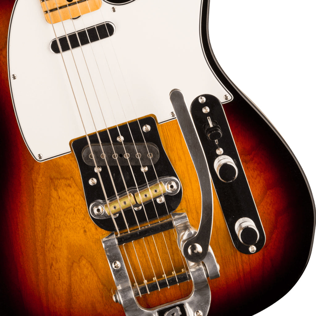 Fender Custom Shop 1967 Telecaster Bigsby Deluxe Closet Classic Electric Guitar - 3-Color Sunburst body