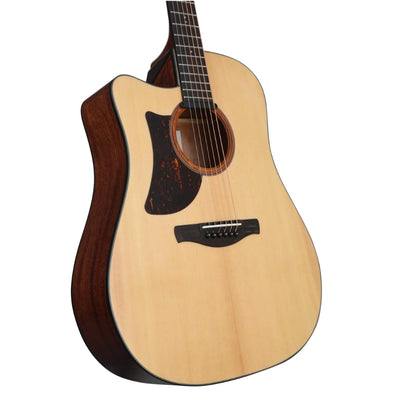 Ibanez - AAD170LCE - Advanced Left-Handed Acoustic/Electric Guitar - Natural Low Gloss