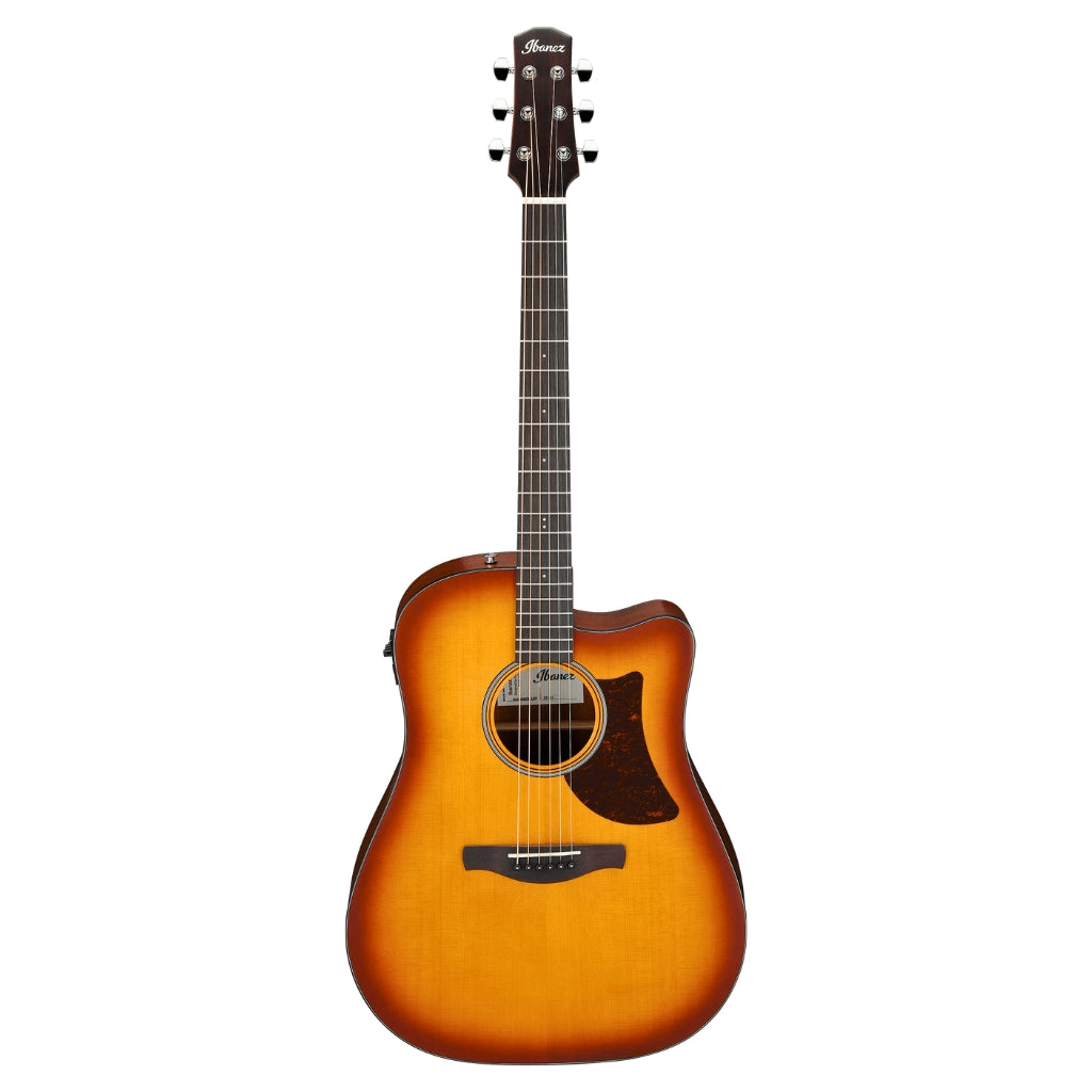 Ibanez - AAD50CE Advanced Acoustic/Electric Guitar - Light Brown Sunburst Low Gloss