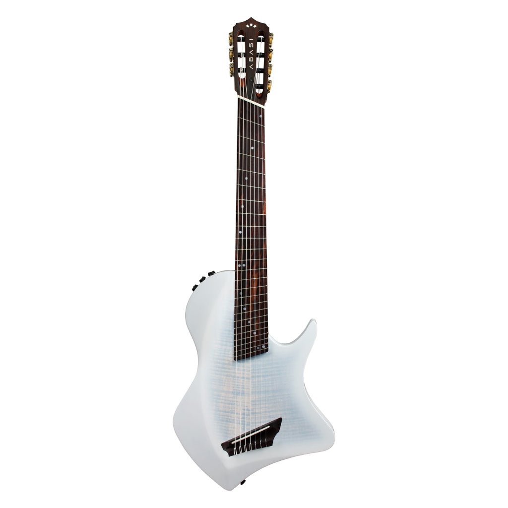 Abasi Stage 7 Nylon-String Acoustic-Electric Guitar - White Burst Acoustic Guitars Sky Music