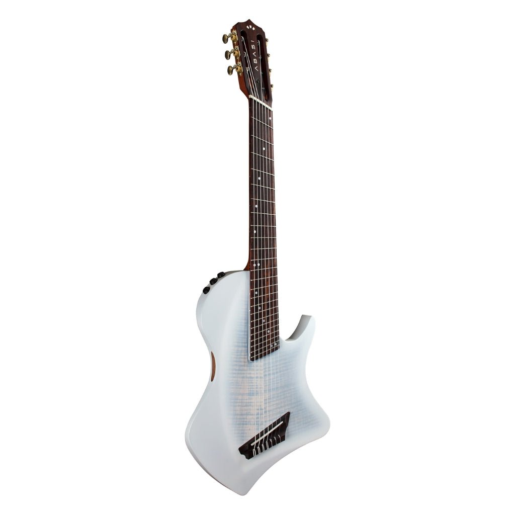 Abasi Stage 7 Nylon-String Acoustic-Electric Guitar - White Burst Acoustic Guitars Sky Music