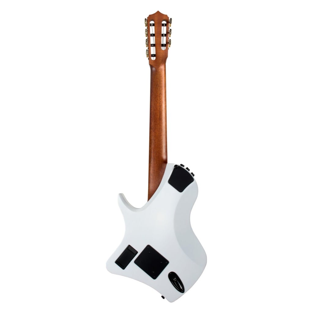 Abasi Stage 7 Nylon-String Acoustic-Electric Guitar - White Burst Acoustic Guitars Sky Music