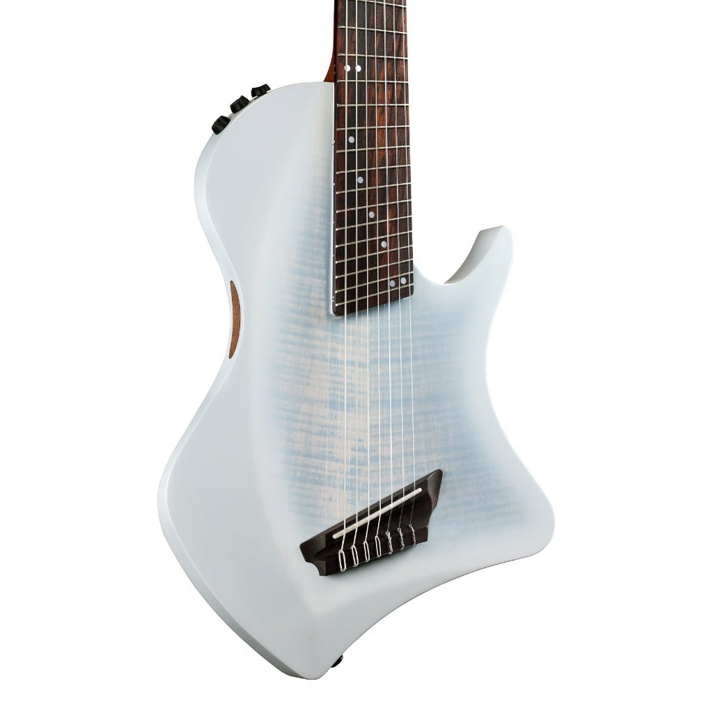 Abasi Stage 7 Nylon-String Acoustic-Electric Guitar - White Burst Acoustic Guitars Sky Music