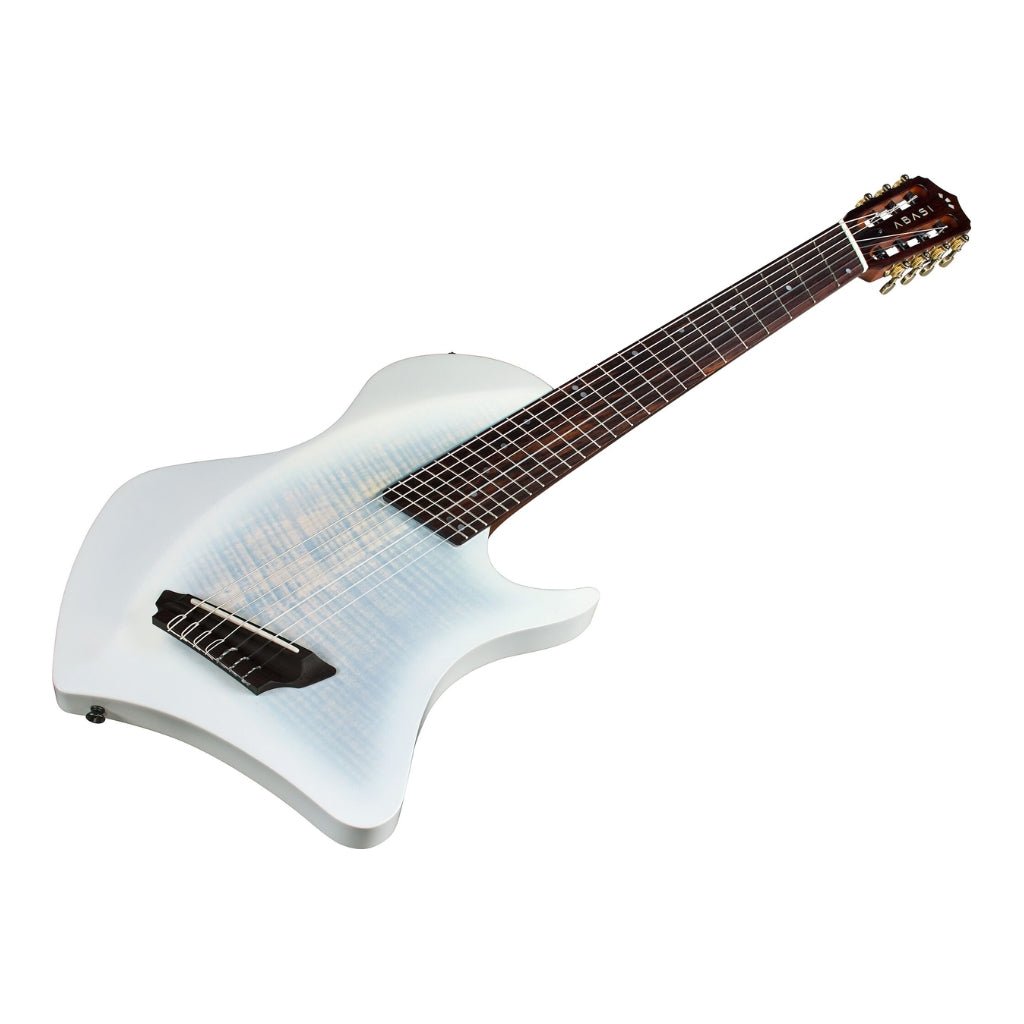 Abasi Stage 7 Nylon-String Acoustic-Electric Guitar - White Burst Acoustic Guitars Sky Music