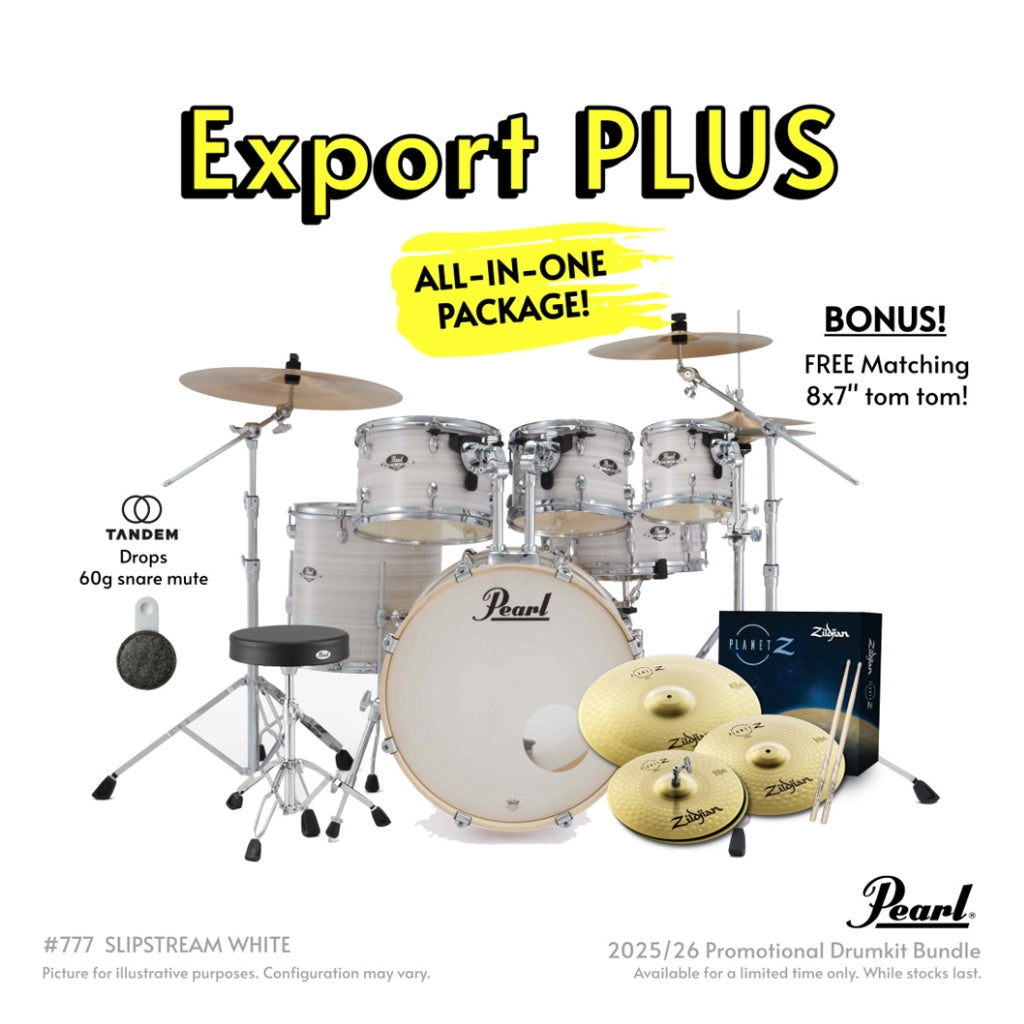 Pearl - Export Plus 5pc 20" Fusion Drum Kit - Slipstream White