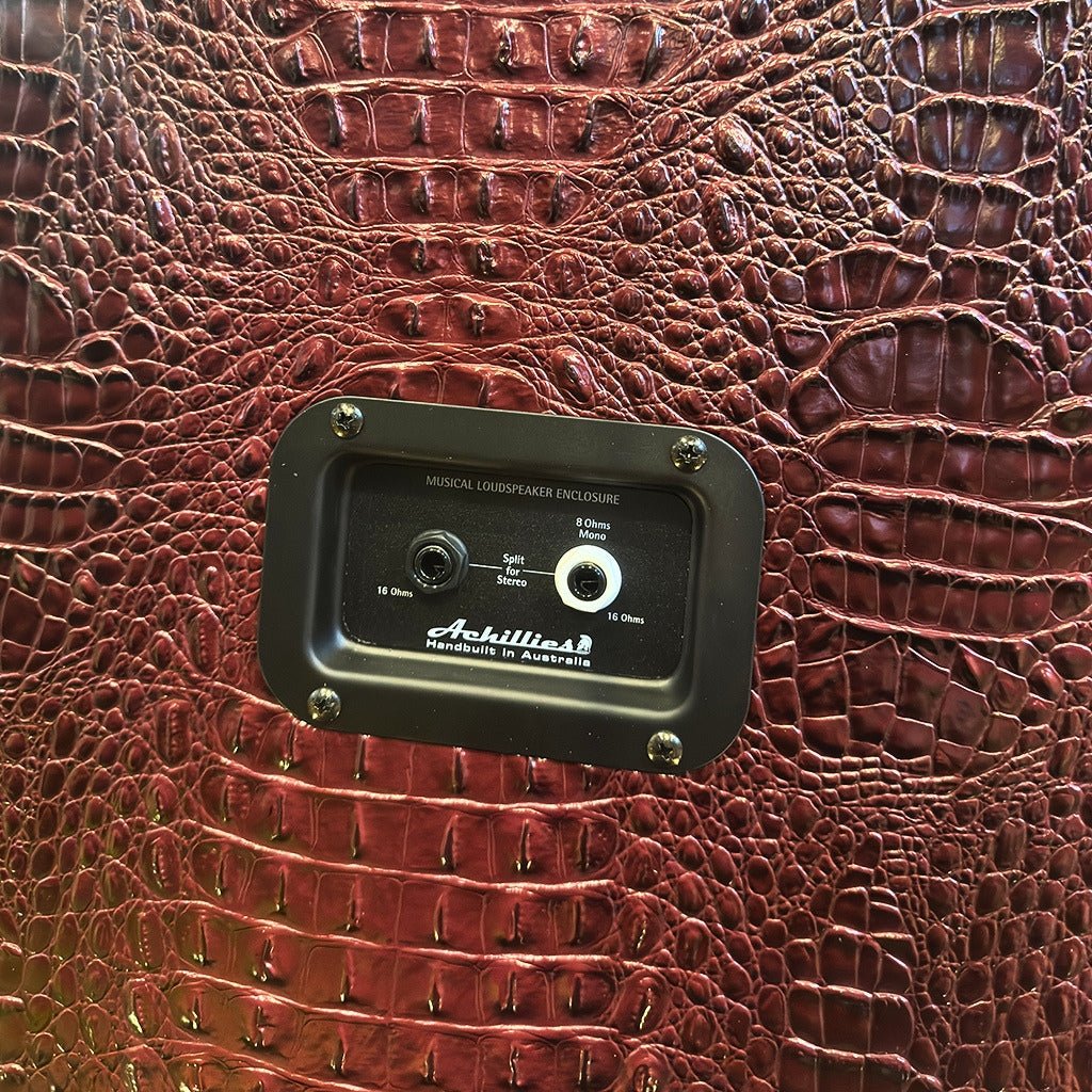 Achillies Typhon Classic Straight 4x12 Speaker Cabinet - Red Crocodile Speaker Cabinets Sky Music