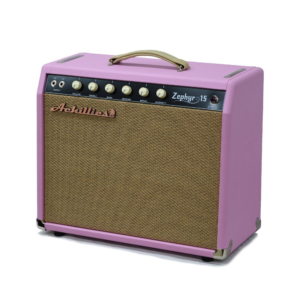 Achillies Zephyr 15 Combo Amplifier - Candy Pink Electric Guitar Amplifiers Sky Music