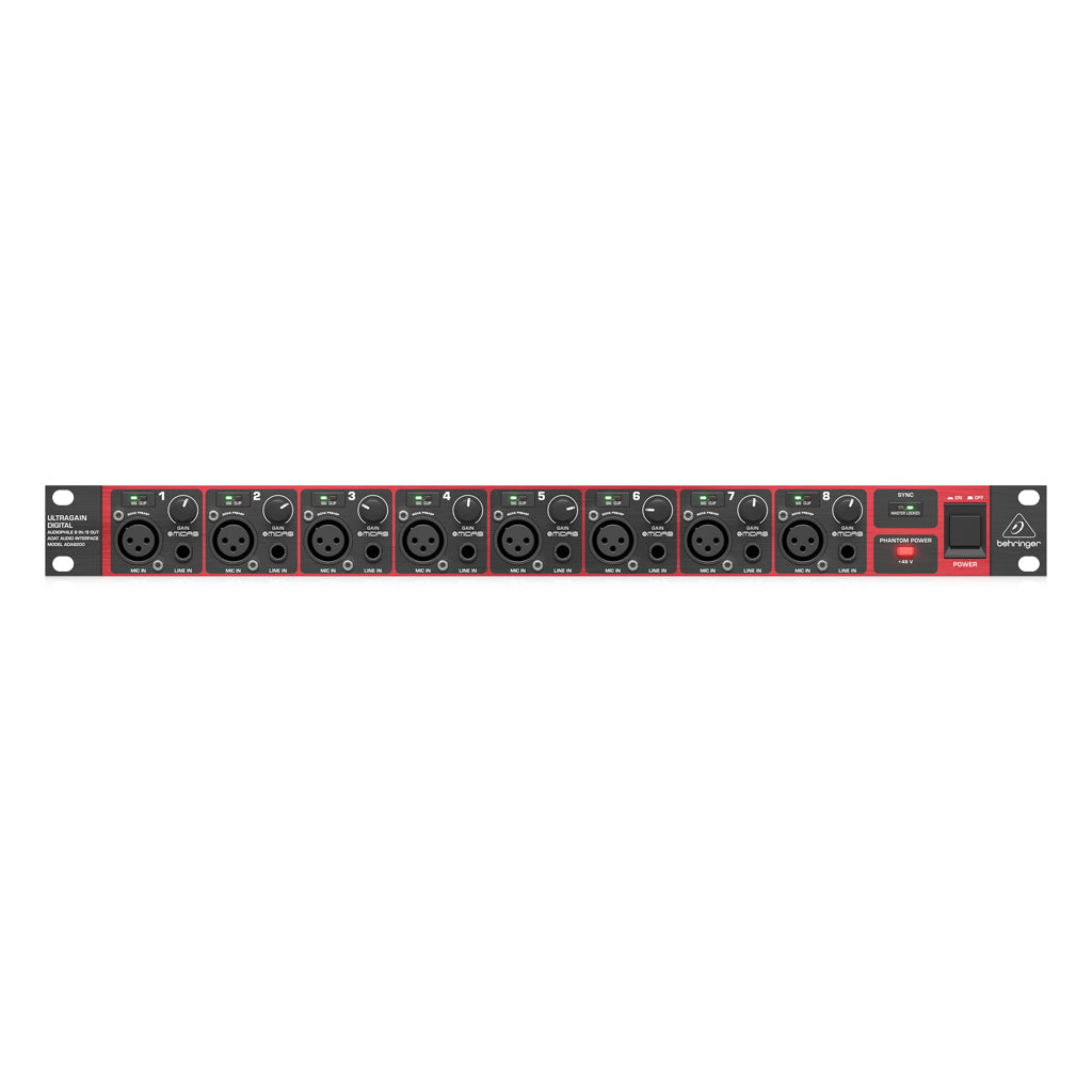 DJ機材 Behringer ADA8200 ULTRAGAIN DIGITAL Behringer Ultragain Digital ADA8200 Mic Preamp - Sky Music