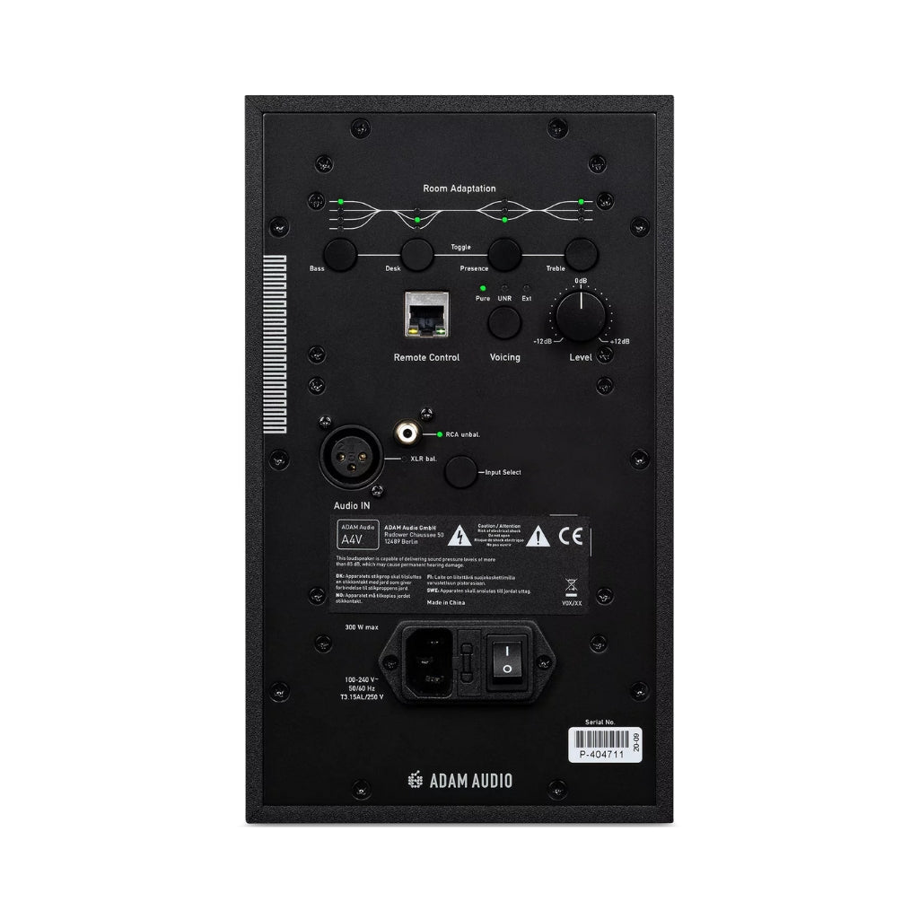 ADAM Audio A4V 4-inch Powered Studio Monitor Studio Monitors Sky Music