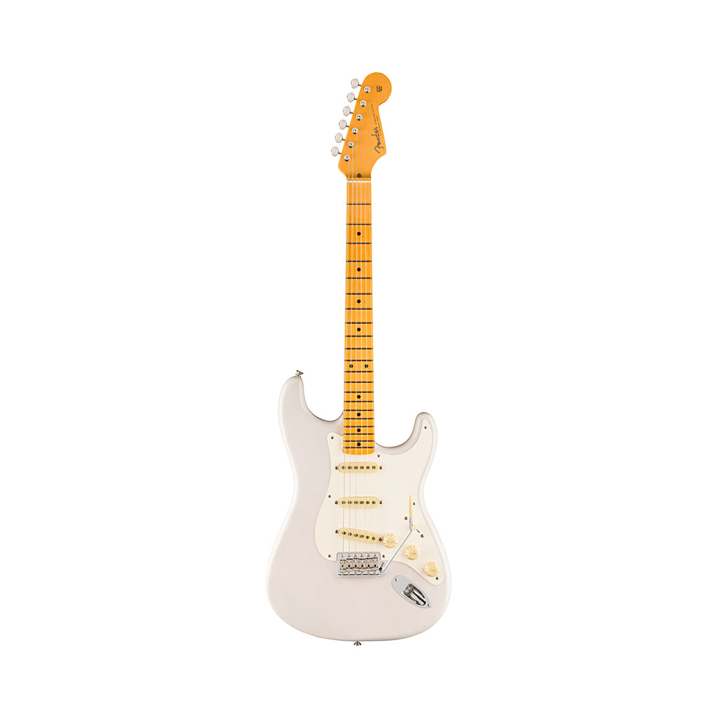 Fender Eric Johnson Stratocaster Maple Electric Guitar - White Blonde front