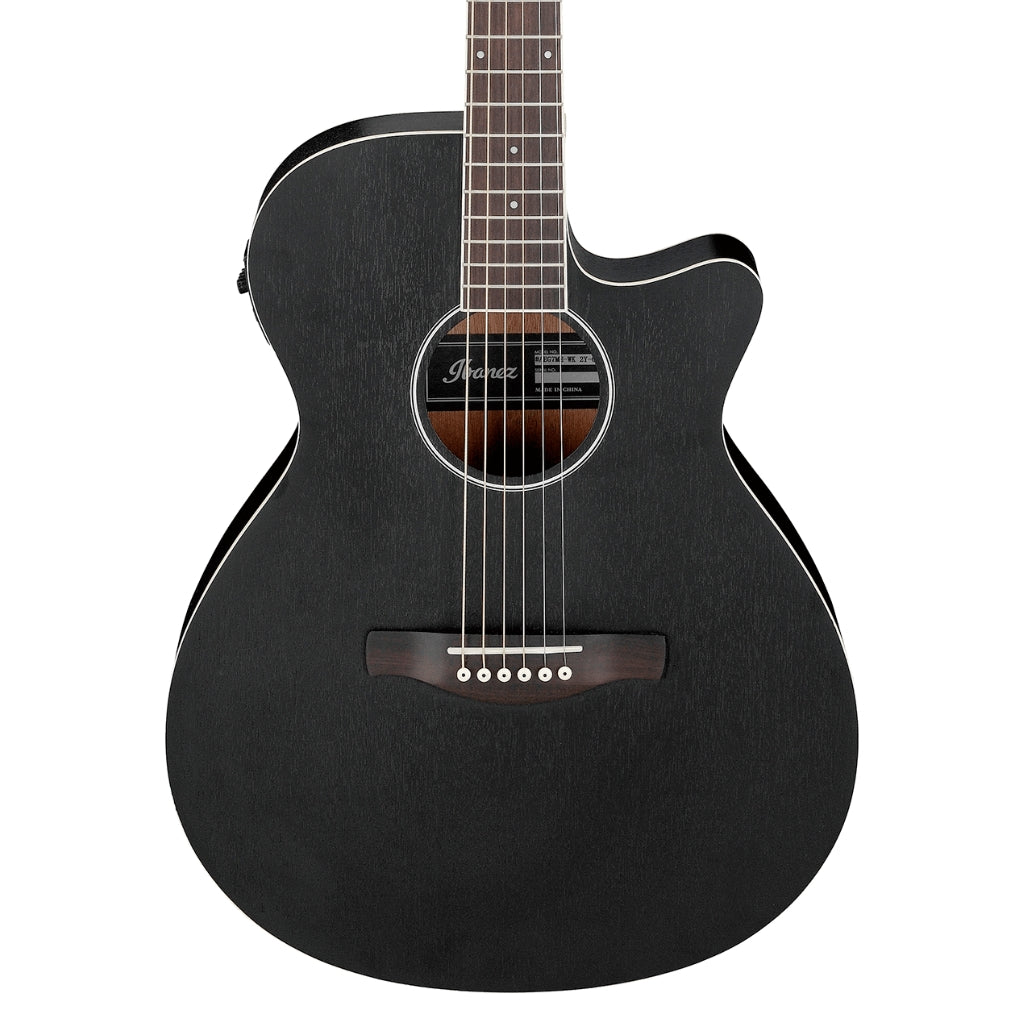 Ibanez - AEG7MH Acoustic Guitar - Weatherd Black Open Pore