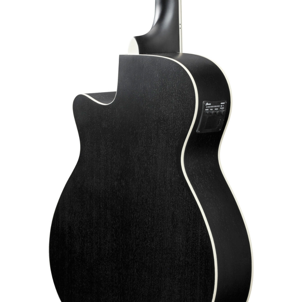 Ibanez - AEG7MH Acoustic Guitar - Weatherd Black Open Pore