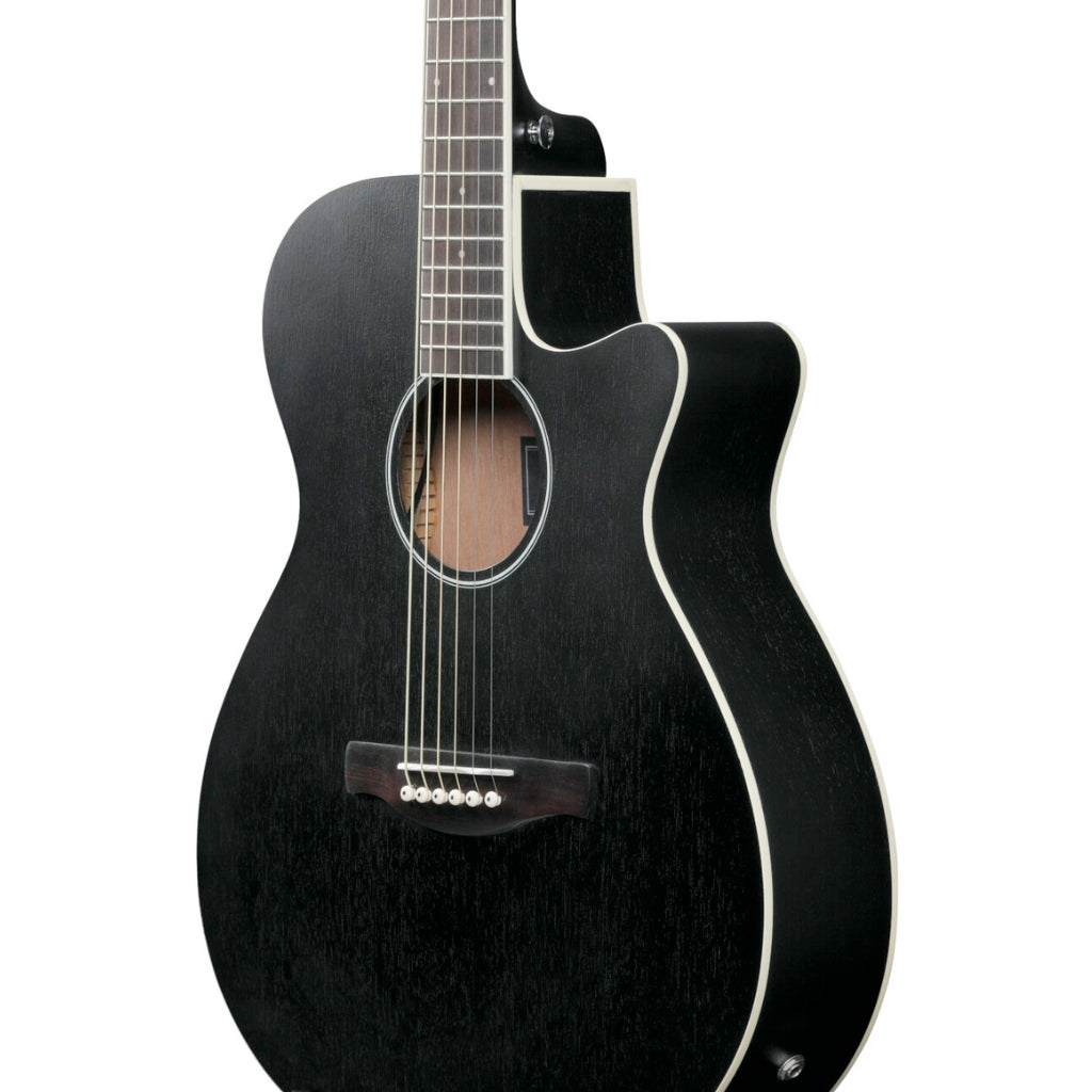 Ibanez - AEG7MH Acoustic Guitar - Weatherd Black Open Pore