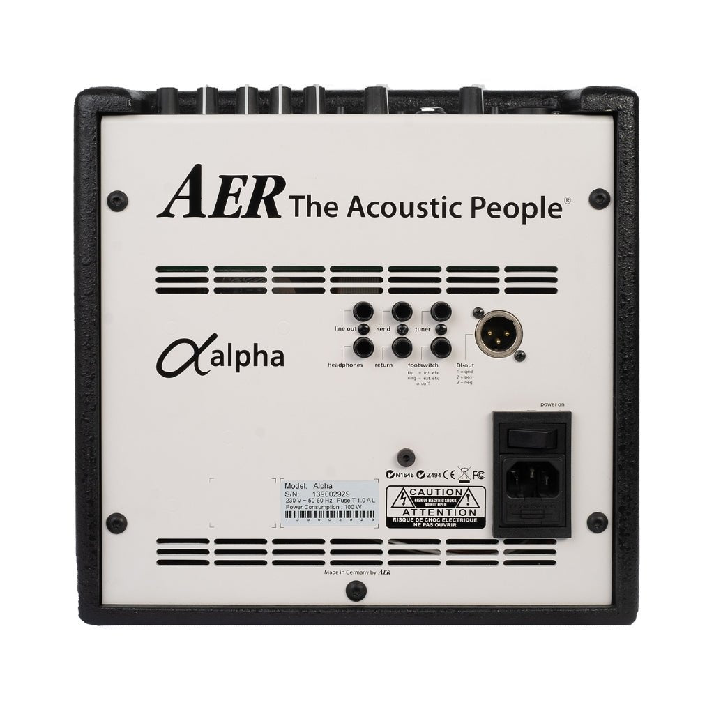 AER Alpha 40-watt 1x8-inch Acoustic Instrument Combo Amplifier Acoustic Guitar Amplifiers Sky Music