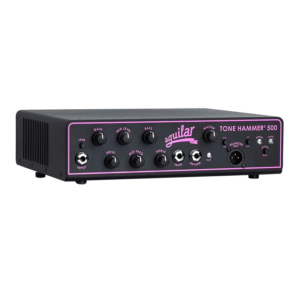 Aguilar Tone Hammer 500 Breast Cancer Awareness Bass Guitar Amplifiers Sky Music