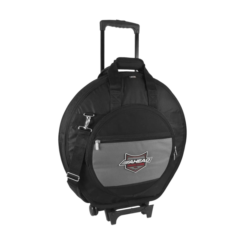 Ahead Deluxe Heavy Duty Wheeled Cymbal Case for 24" Cymbals Drum Bags & Cases Sky Music