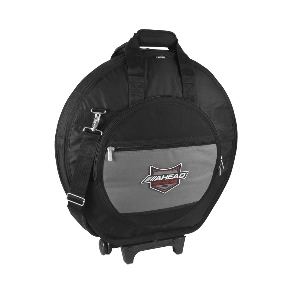 Ahead Deluxe Heavy Duty Wheeled Cymbal Case for 24" Cymbals Drum Bags &amp; Cases Sky Music