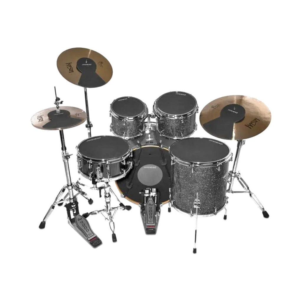 Ahead Drum Silencers Rock Drum Mute Pack - 10/12/13/14/14/16/22 Drum Sticks Sky Music