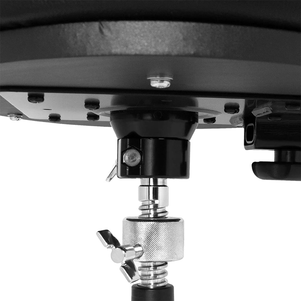 Ahead Spinal-G Drum Throne Saddle Top Black with Backrest 4-Leg Drum Accessories Sky Music