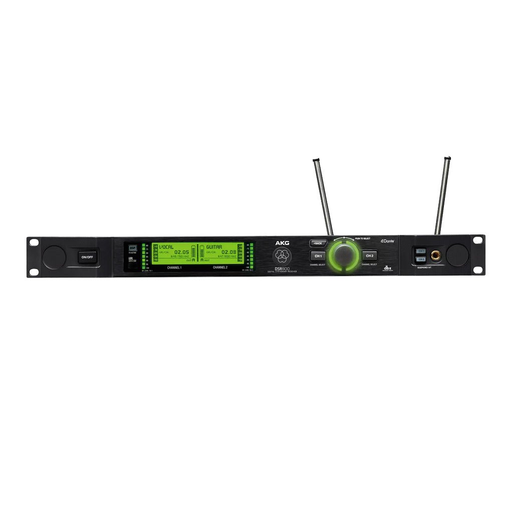 AKG DSR800 Digital Receiver With Dante AU Version Wireless Systems Sky Music