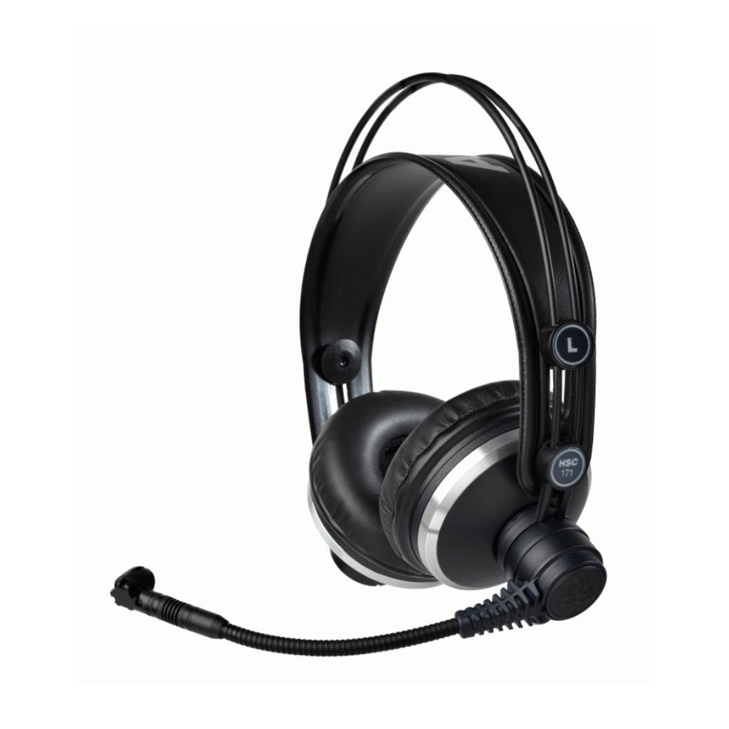 AKG HSC171 Headset With Condenser Mic Cable Req Headphones &amp; Headphone Amplifiers Sky Music