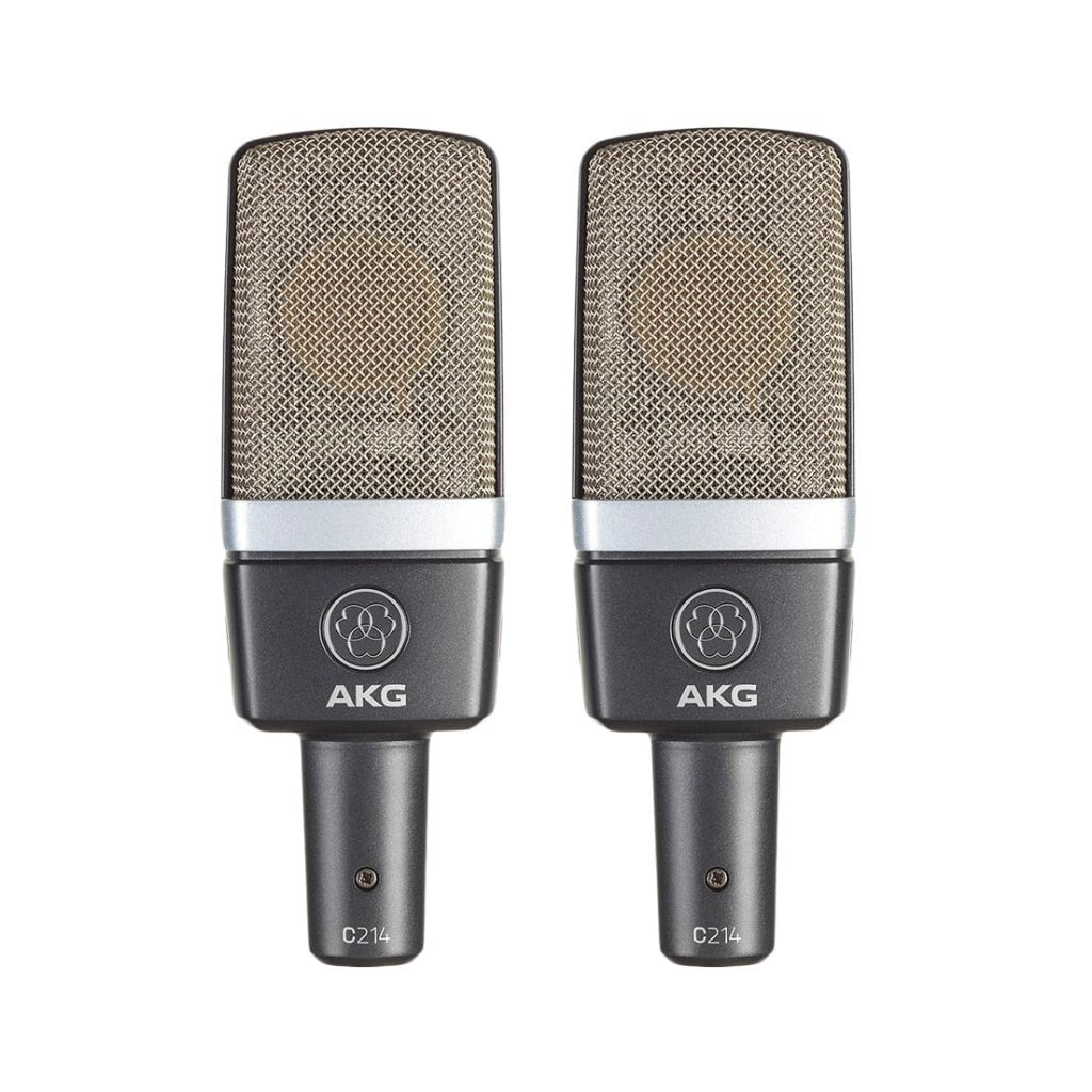 AKG Matched Pair of C214 Microphones Sky Music