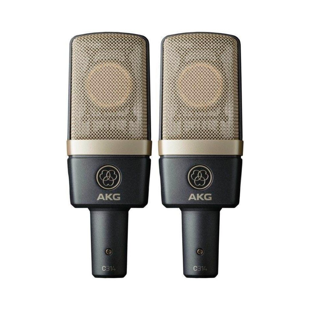 AKG Matched Pair of C314 Microphones Sky Music