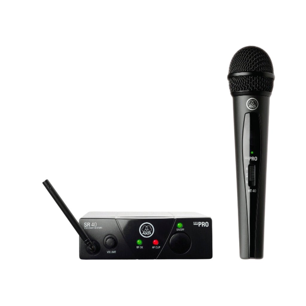 AKG WMS40 Mini Single Vocal Set Band A Wireless Systems Sky Music