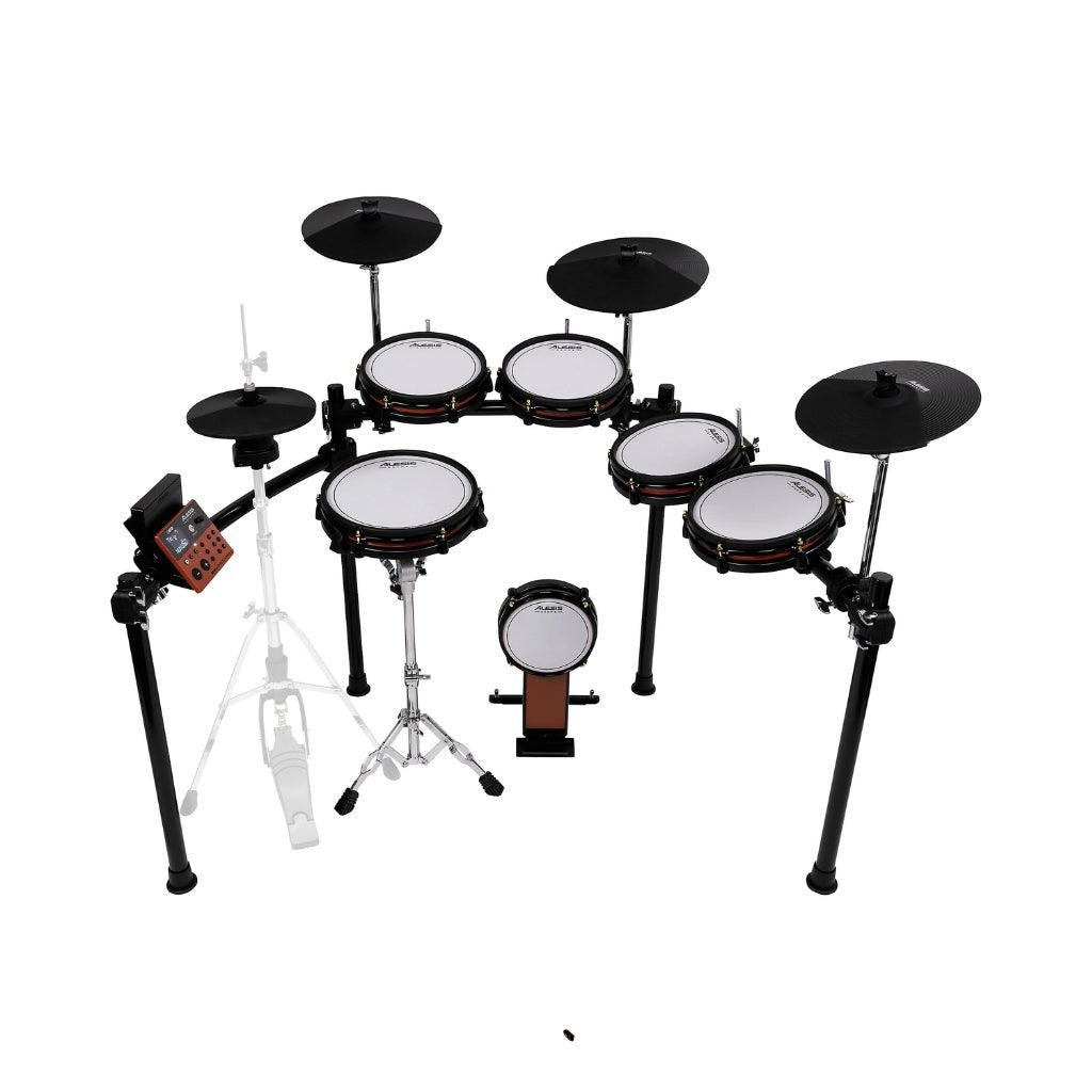 Alesis Nitro Ultimate XL 10-Piece Professional Electronic Drum Set with Bluetooth Electronic Drum Kits Sky Music