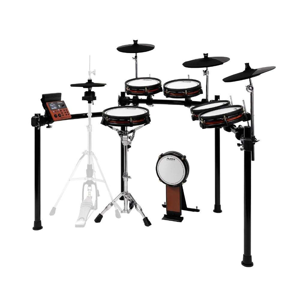 Alesis Nitro Ultimate XL 10-Piece Professional Electronic Drum Set with Bluetooth Electronic Drum Kits Sky Music