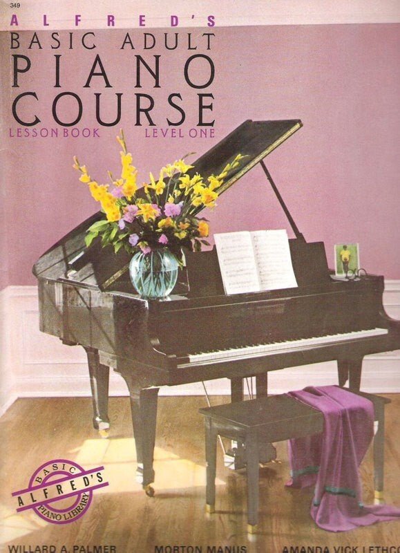 Alfred's Adult Piano Course Lesson - Book 1 Books Sky Music