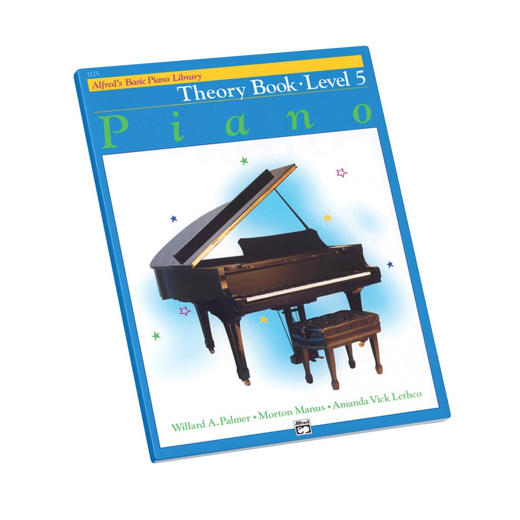 Alfred's Basic Piano Library Theory Book Level 5 - Book Books Sky Music