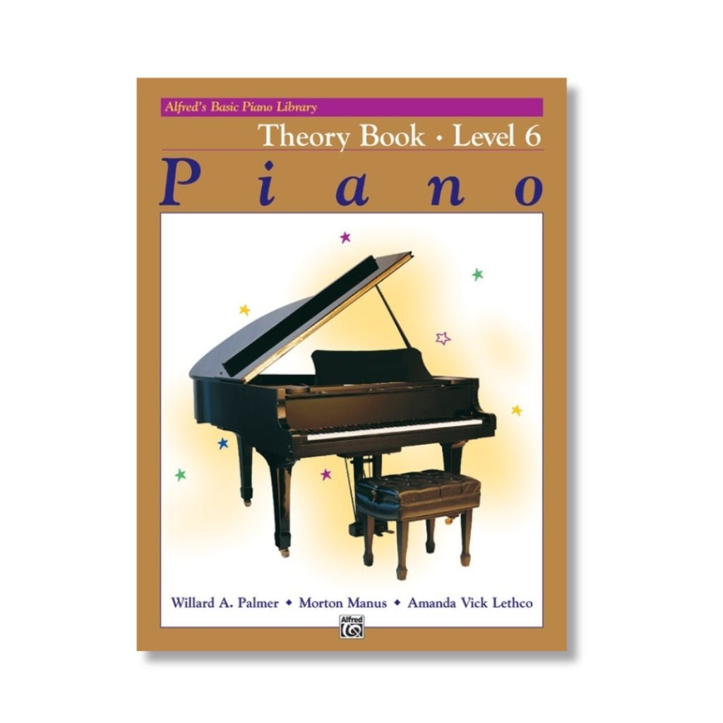 Alfred's Basic Piano Library Theory Book - Level 6 Books Sky Music