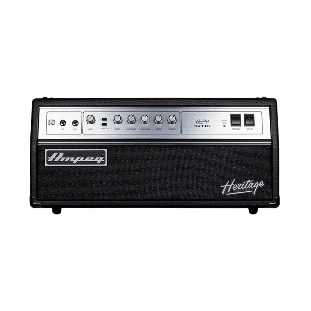 Ampeg Heritage SVT-CL 300 Watt Bass Head Amplifier Electric Guitar Amplifiers Sky Music