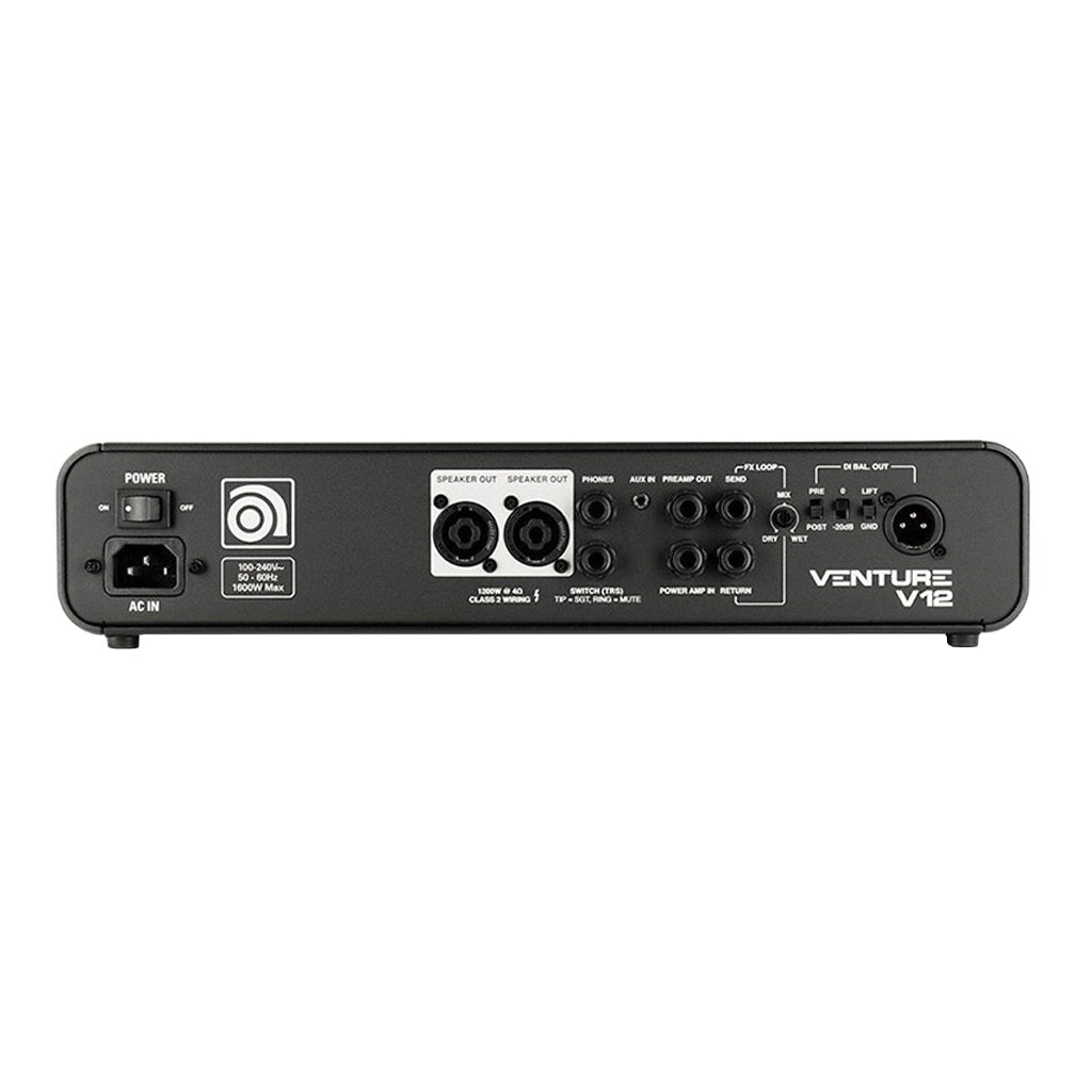 Ampeg VENTURE V12 1200W Bass Amp Head Bass Guitar Amplifiers Sky Music
