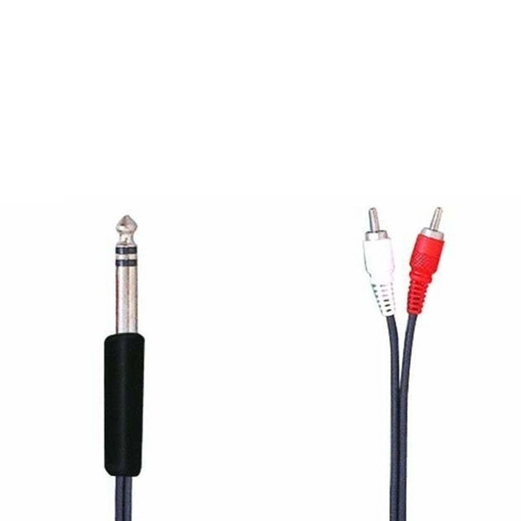 AMS Cable - 10' Jack - 2 x RCA Cable Audio Cables Sky Music