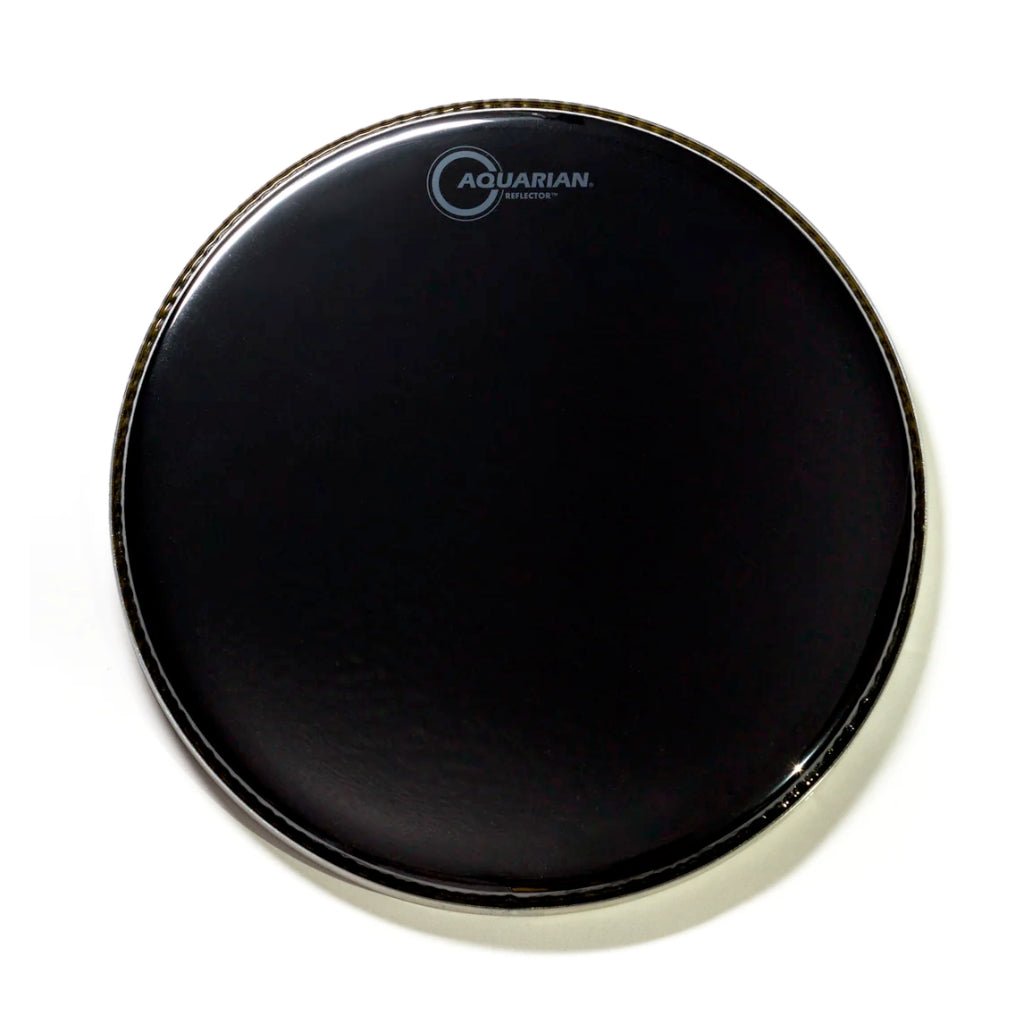 Aquarian REF22 22" Reflector Black Mirror Bass Drum Drum Heads Sky Music